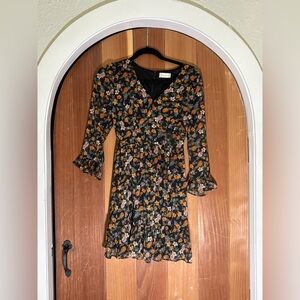 Fall Floral Dress From Altar’d State
